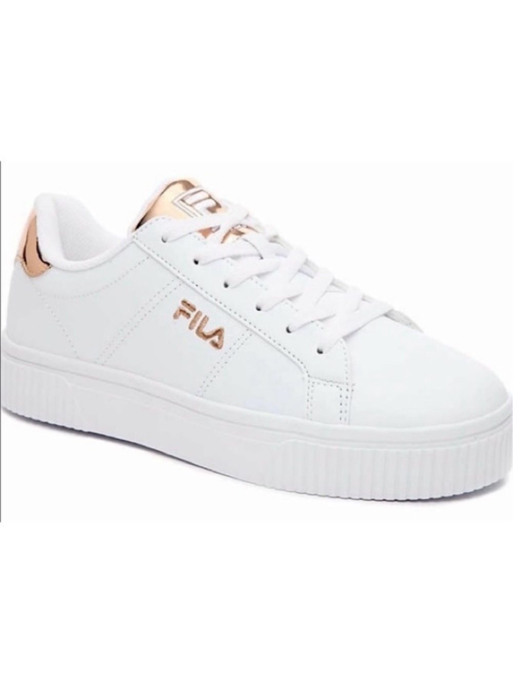 FILA Panache 19 White and Rose Gold Sneakers Women’s 10 NEW NWOT